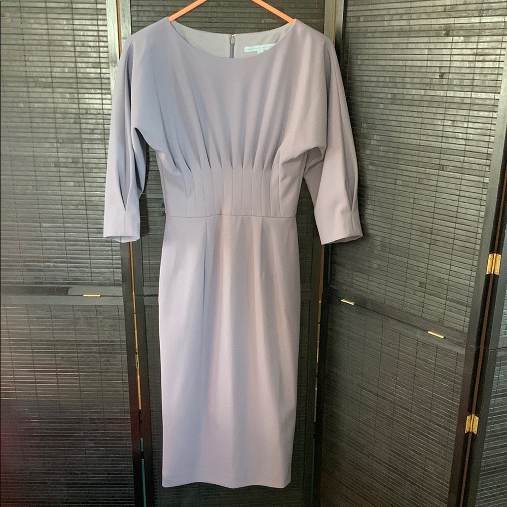 Antonio Melani Elegant Lavender Midi Dress
